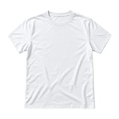 Camisetas blancas de poliéster