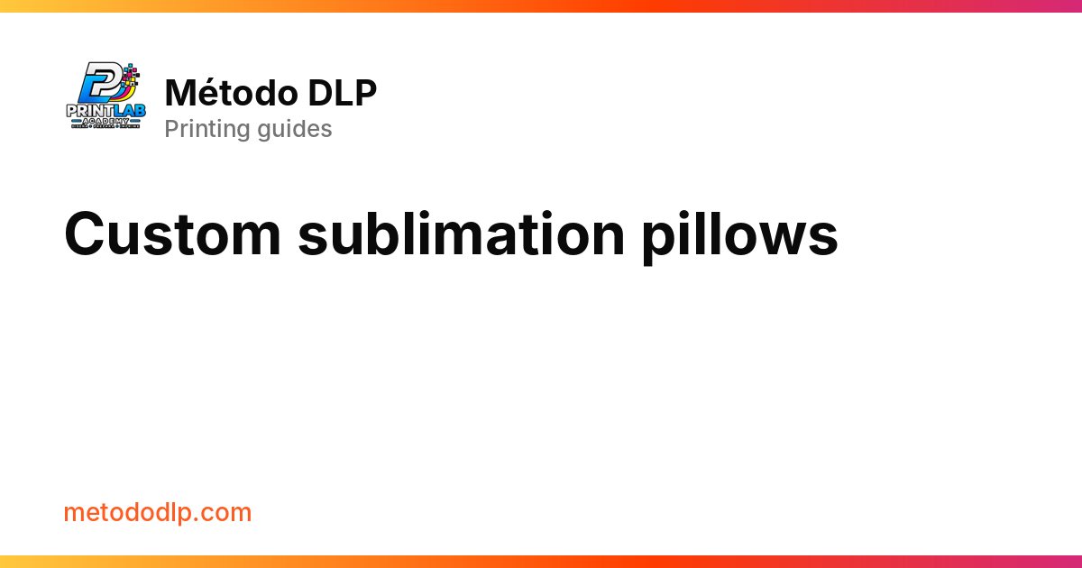 Custom sublimation pillows